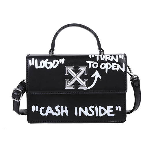 OFF-WHITE "Cash Inside" Leather Bag