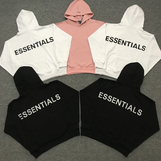 ESSENTIALS Reflective Logo Hoodie