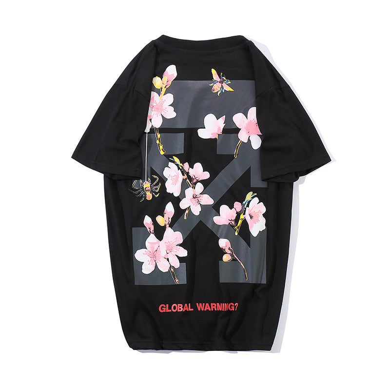 Off white global warming clearance t shirt