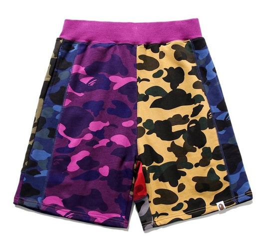 BAPE Multi Color Shorts