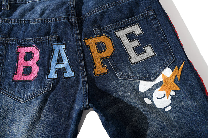 BAPE Logo Jeans