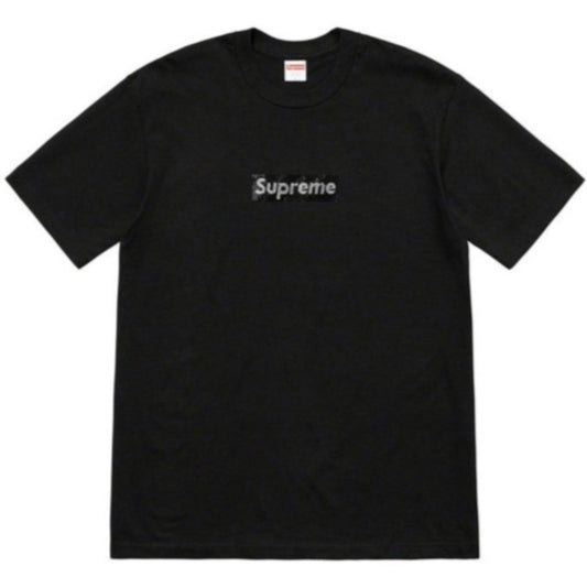 SUPREME Rhinestone Logo Tee