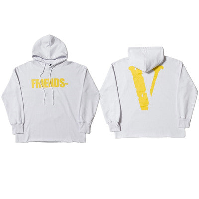 VLONE Friends White Hoodie (All Colors Logo)