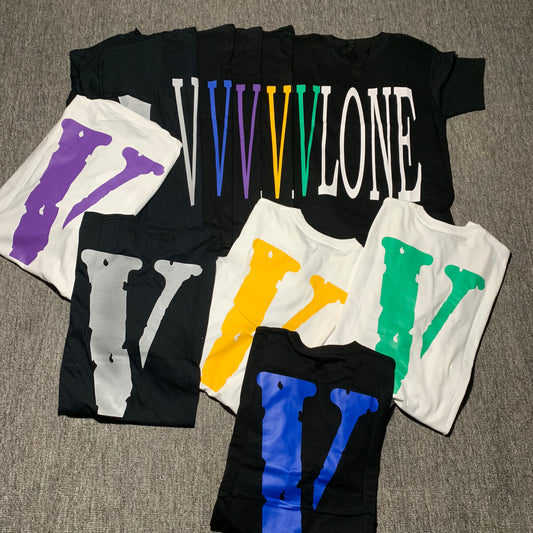 VLONE Black Tee (All Colors Logo)