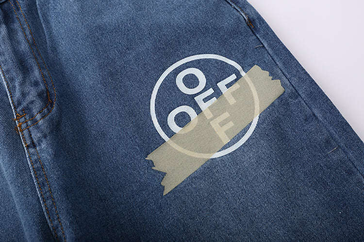 OFF-WHITE Logo Jeans