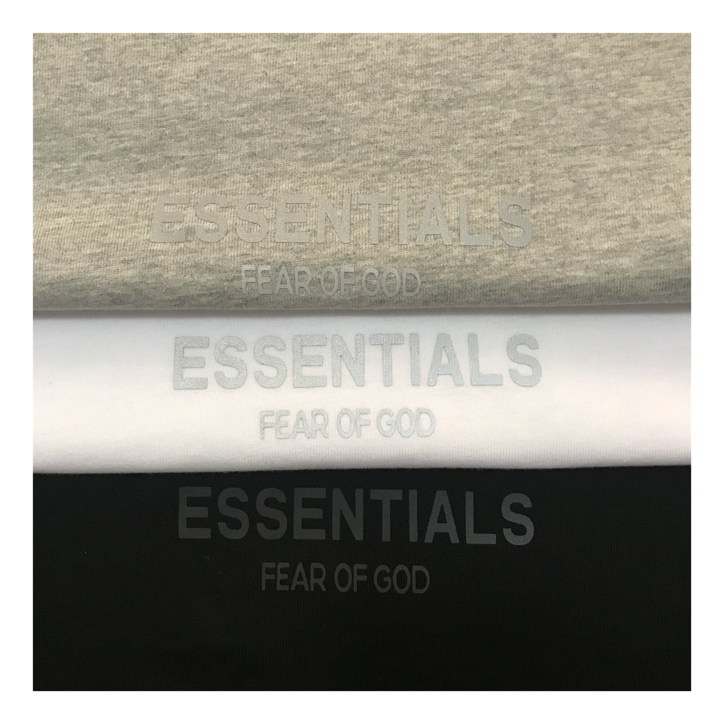 FEAR OF GOD Essentials Reflective LA Logo Tee