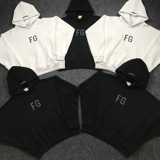 ESSENTIALS Reflective Logo Hoodie