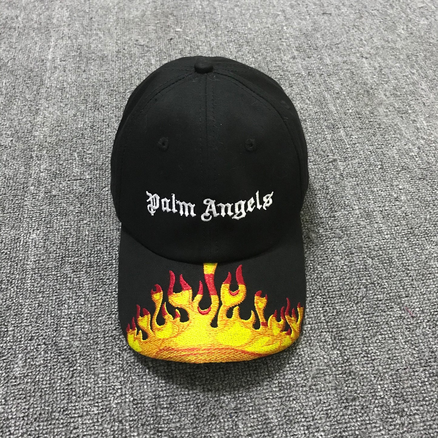 PALM ANGELS Flamed Logo Hat