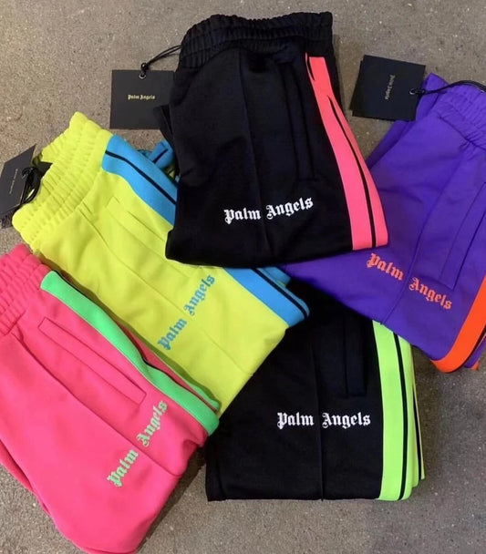 PALM ANGELS Mixed Colors Track Pants